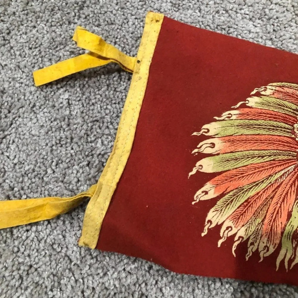 1950s Antique Endicott NY Pennant Flag 27" - Picture 5 of 6